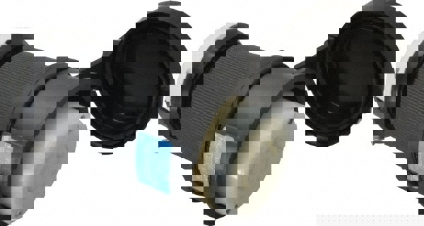 Locking Inlet: Connector, Industrial, L15-20R, 250V, Black & White